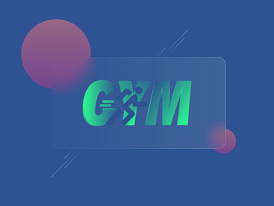 GYM app branding design flat gym illustration logo typography ui ux vector