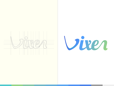Vixen design golden logo ratio typography ui