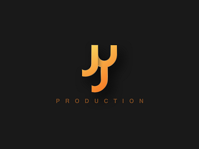 Jyj Productions flat design illustration logo alphabet product branding production company typography ui vector