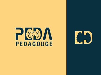 Pedagouge branding design design art education flat humanratio icon logo minimal typography ux