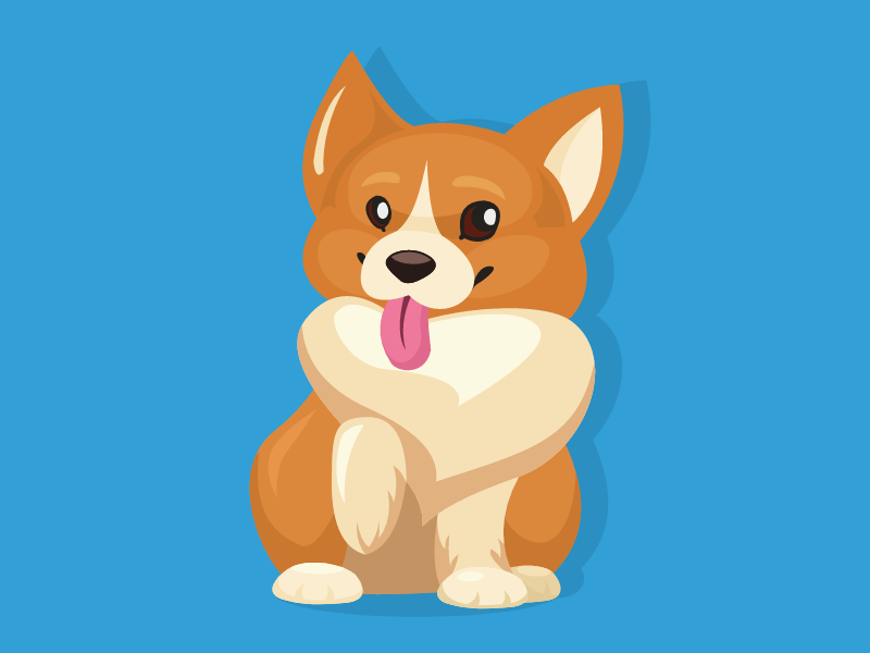 Corgi by Claudia Driemeyer for Gravit Designer on Dribbble