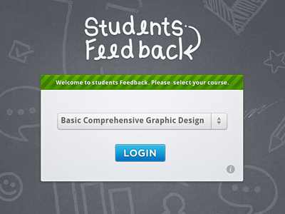Drop Down Menu ✔ app button designer doodle drop down menu feedback green cross bar gui home page login screen students students feedback ui ux web welcome