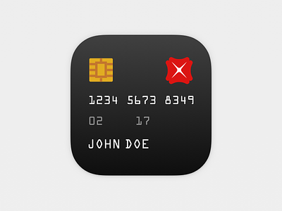 Quick Credit/Credit Card bank chip credit card flat icon ios singapore