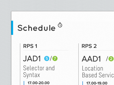 Schedule Frame ⌚