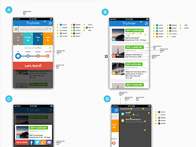 Color & type guideline animation app budget check clear color deals facebook field filters finder flights hotels icon ios iphone list mail minimal modul navigation search share simple slider social twitter types ui ux