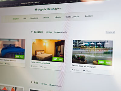 Popular Destination app deal design engine feature gui home page landing page place plan price properties search travel trip ui ux web