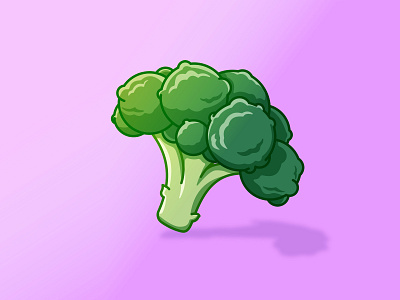 Broccoli broccoli cute gardening illustration vegan veges vegetable vegetables vegeterian