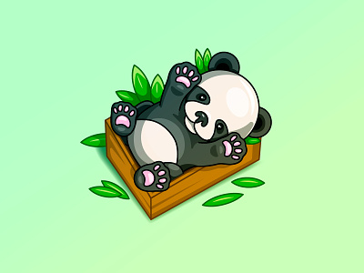 Cute Panda animation cute design flat graphic design illustration logo sticker vector