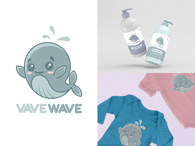 Baby whale logo