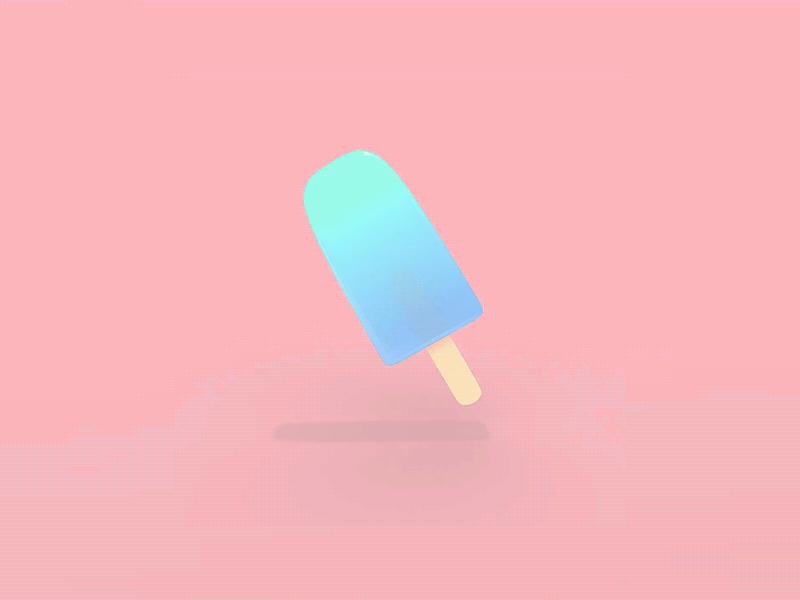 Low Poly Popsicle 3d blender ice cream low poly popsicle render summer