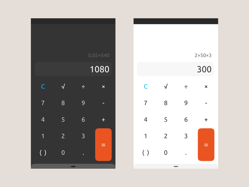  ubuntu  calculator by Hello Lorem Dribbble Dribbble