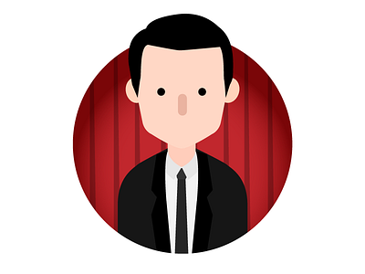 Dale Cooper - Twin Peaks character dale cooper david lynch film illustration movie personagem twin peaks vector