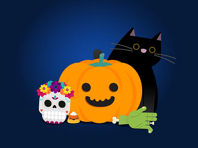 Halloween calavera candy cute dia das bruxas dia de los muertos halloween jack lantern pumpkin scary skull trick or treat zombie