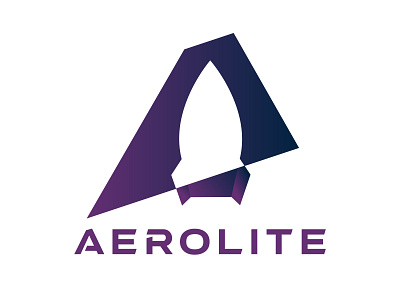 Aerolite - Daily design challenge aerolite branding dailylogochallenge logo minimalist rocket