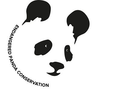 Panda conservation - Daily logo challenge 3/50 animal branding dailylogochallenge logo panda