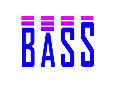 Music streaming - Daily Logo Challenge 9/50 bass branding dailylogochallenge design gradient logo minimal music