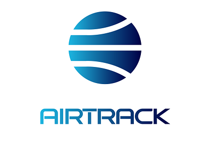 Airtrack - Daily Logo Challenge 12/50 airline branding dailylogochallenge design gradient logo