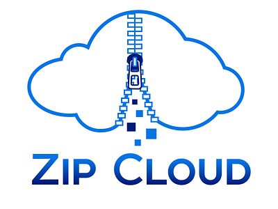 Zip Cloud - Daily Logo Challenge 14/50 branding cloud computing dailylogochallenge design logo