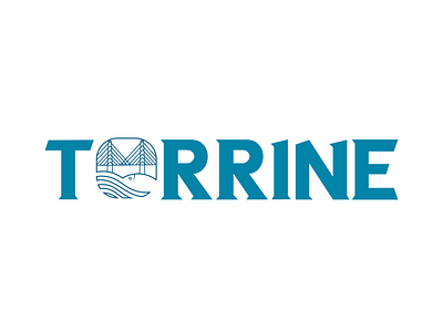 Torrine - Daily Logo Challenge 22/50 branding bridge city dailylogochallenge design logo logochallenge