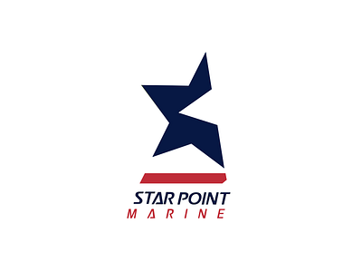 Star Point Marine - Daily Logo Challenge 23/50 boat branding dailylogochallenge design logo logochallenge sailing sea