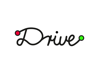 Drive - Daily Logo Challenge 29/50 branding car dailylogochallenge design drive logo logochallenge ride