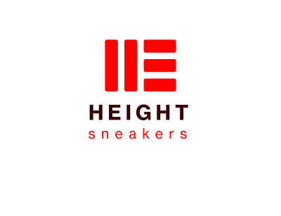 Height Sneakers - Daily Logo Challenge 30/50 branding dailylogochallenge design fashion logo logochallenge shoe sneaker