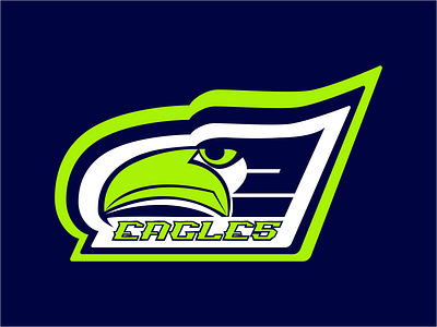 Eagles - Daily Logo Challenge 32/50 branding dailylogochallenge design eagle eagles hockey logo logochallenge mascot sport