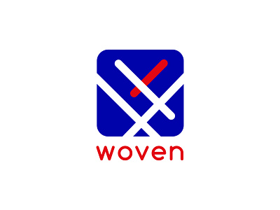 Woven - Daily Logo Challenge 34/50 branding dailylogochallenge design logo logochallenge socialmedia