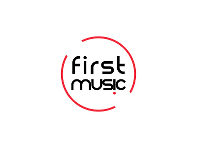 First Music - Daily Logo Challenge 36/50 branding dailylogochallenge logo logochallenge music record