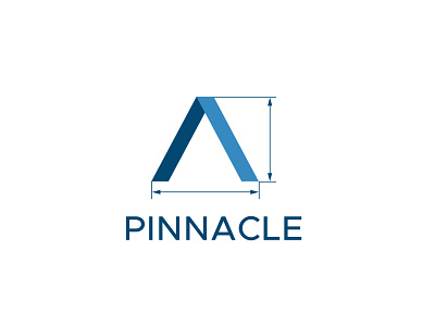 Pinnacle - Daily Logo Challenge 43/50 architecture branding buidling dailylogochallenge design logo logochallenge minimal