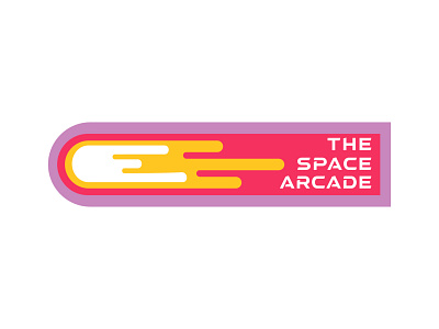 The Space Arcade - Daily Logo Challenge 50/50 arcade branding dailylogochallenge design game logo logochallenge space