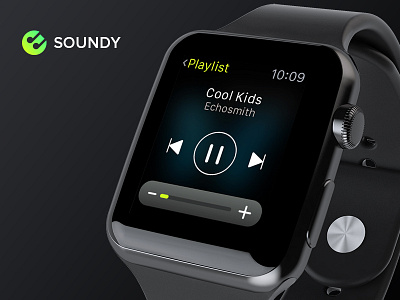 Music App concept on Apple Watch :) app apple watch music ui