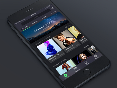 Music iOS App Concept