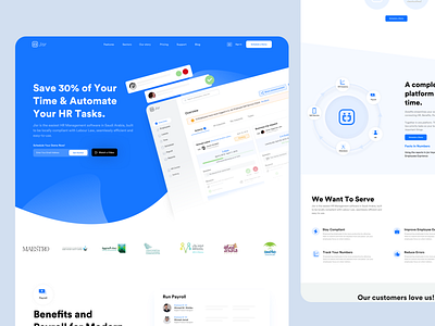 Jisr HR & Payroll Platform | Landing Page