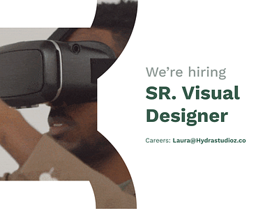 Hydrastuidoz is hiring! - Senior Visual Designer app branding dashboard hiring product designer sr designer visual designer