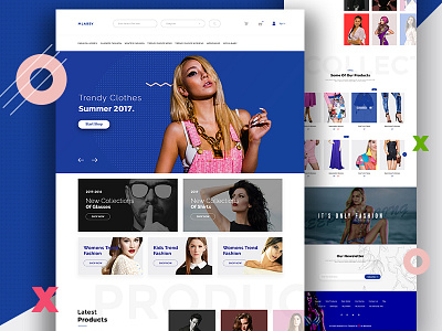 Mlabsy Fashion ecommerce Ui Full Design business clothes design ecommerce interface modern product sales shop ui ux web