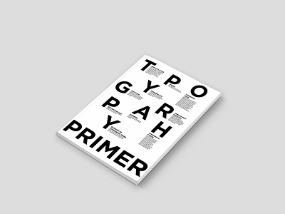 Typography Primer book editorial graphic design layout manual primer print type typo typography