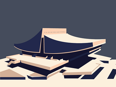 Soviet Modernism: Cinema Rossiya in Yerevan, Armenia architecture armenia cinema graphic design illustration modernist architecture soviet soviet modernism vector