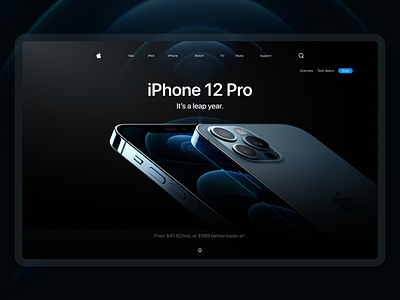 iPhone 12 Pro Landing page