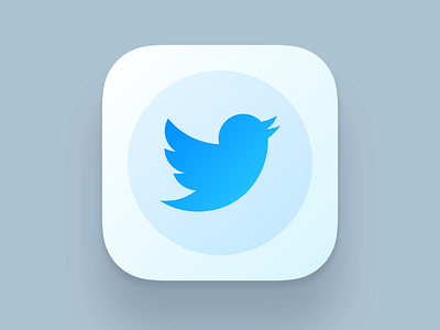 Twitter Icon app branding design icon illustration ios logo twitter vector