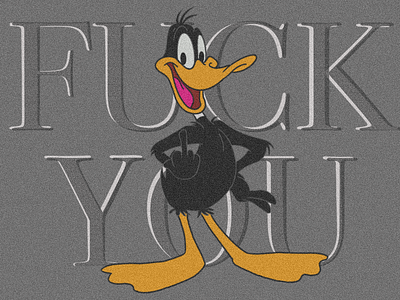 Daffy Duck 🦆 design graphic design illustration minimal