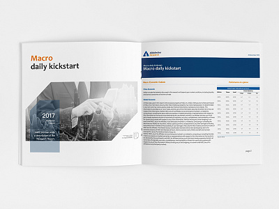 Financial Report format