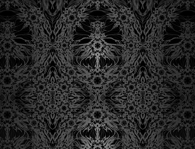 Inner Reflaction - Pattern art artistic design digital painting geometric graphic design gray illustration modern pattern symmetric visionary