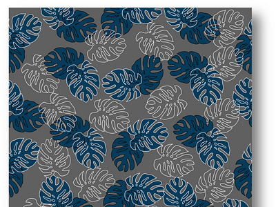 monstera pattern