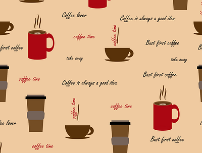 coffee time background design grain graphic design vector