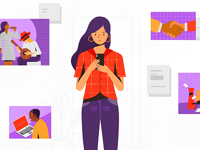 Protected. 2d animated explainer animation app business character commercial design digital icon illustration legaltech mobile motion graphics tech explainer technology ui ux vector video
