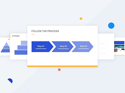 Beautiful Presentations 2d animation app design digital illustration motion graphics presentation process slides slideshow steps ui