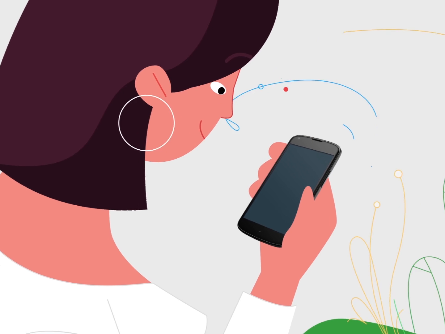 Mobile user by Vidico on Dribbble