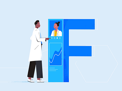 F is for Future Proofing 2d animated explainer animation bell bottoms business character colorful design digital explainer furby illustration letter f motion motion graphics slinky tech tech explainer technology vector