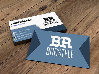 BORSTELE BUSINESS CARD attractive businesscard clear design eyecatchy geometric logo graphic design hasnat ahmad illustration logo ui